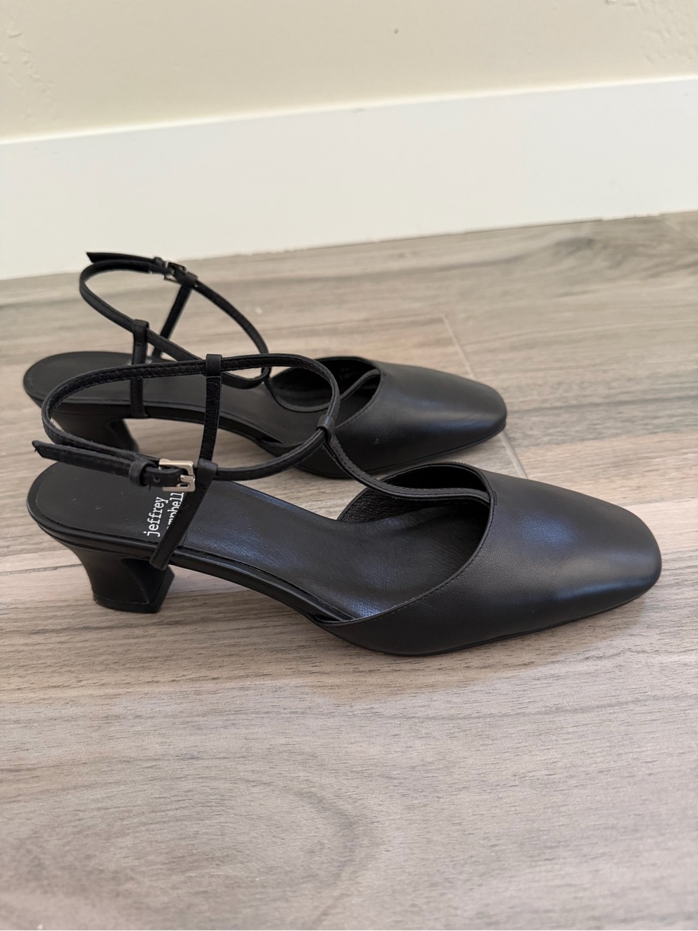 Jeffrey Campbell Chantell Ankle Strap Pump in Black — Size 6 - Picture 2 of 4